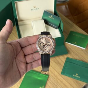 Rolex Daytona- Rose/Cravejado