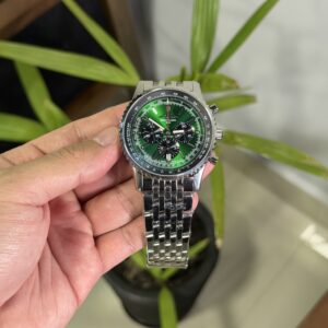 Breitling Navitimer - Prata/ Verde