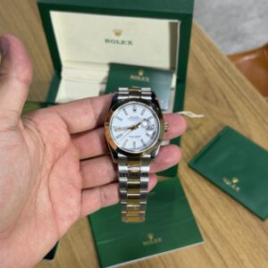Rolex Datejust- Mist/White