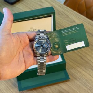 Rolex Daydate  - Super C Suíço - Azul