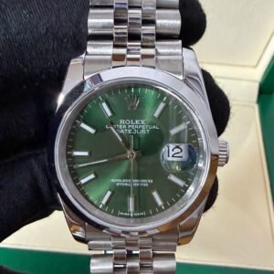 Rolex Datejust / Jubile - Verde / Prata