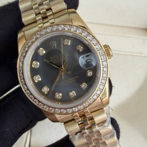 Rolex Datejust   - Cinza/ Dourado