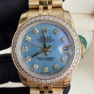 Rolex Datejust / Jubile  - Azul Claro/ Dourado