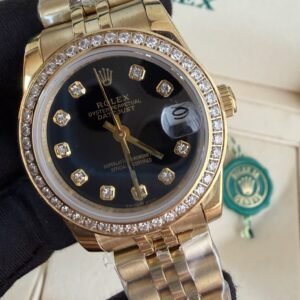 Rolex Datejust / Jubile  - Preto/ Dourado