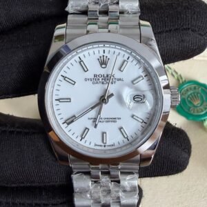 Rolex Datejust /Jubile - Branco/Prata