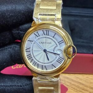 Cartier Ballon Bleu - Dourado/Date