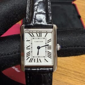 Cartier Tank - Couro alligator