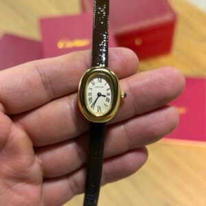 Cartier Baignoire Mini - Couro Marrom