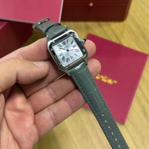 Cartier Santos-Dumont - Prata / Cinza