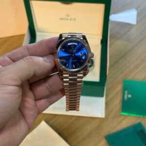 Rolex Day-Date - Rose/Azul